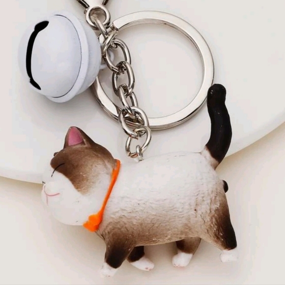 Siamese Kitty Bag Charm/Key Chain - Picture 2 of 6